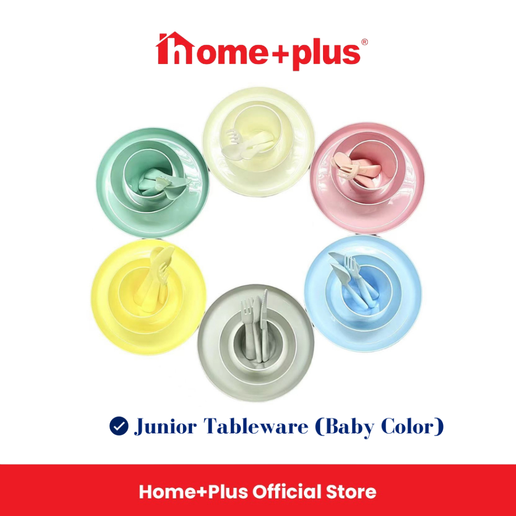 M-Ware Junior & Baby Tableware 6 in 1 Set (Baby Color) | Kid Plate ...
