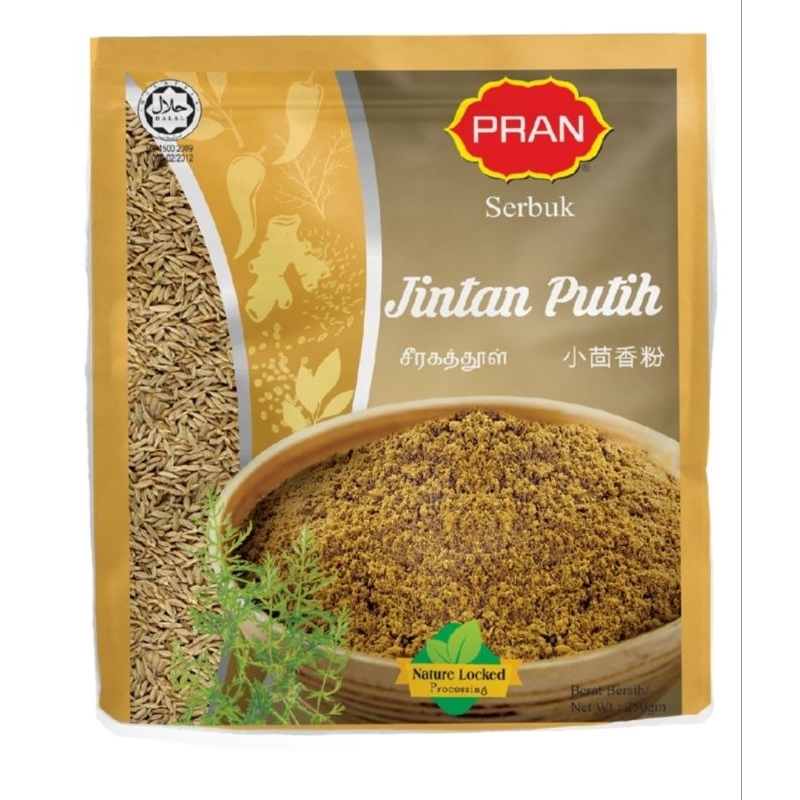 PRAN JINTAN PUTIH/ CUMIN POWDER 125G | Shopee Malaysia