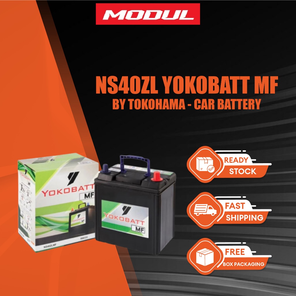 NS40ZL Yokobatt Baru 100% NEW ORI MF By Yokohama - Car Battery Perodua ...