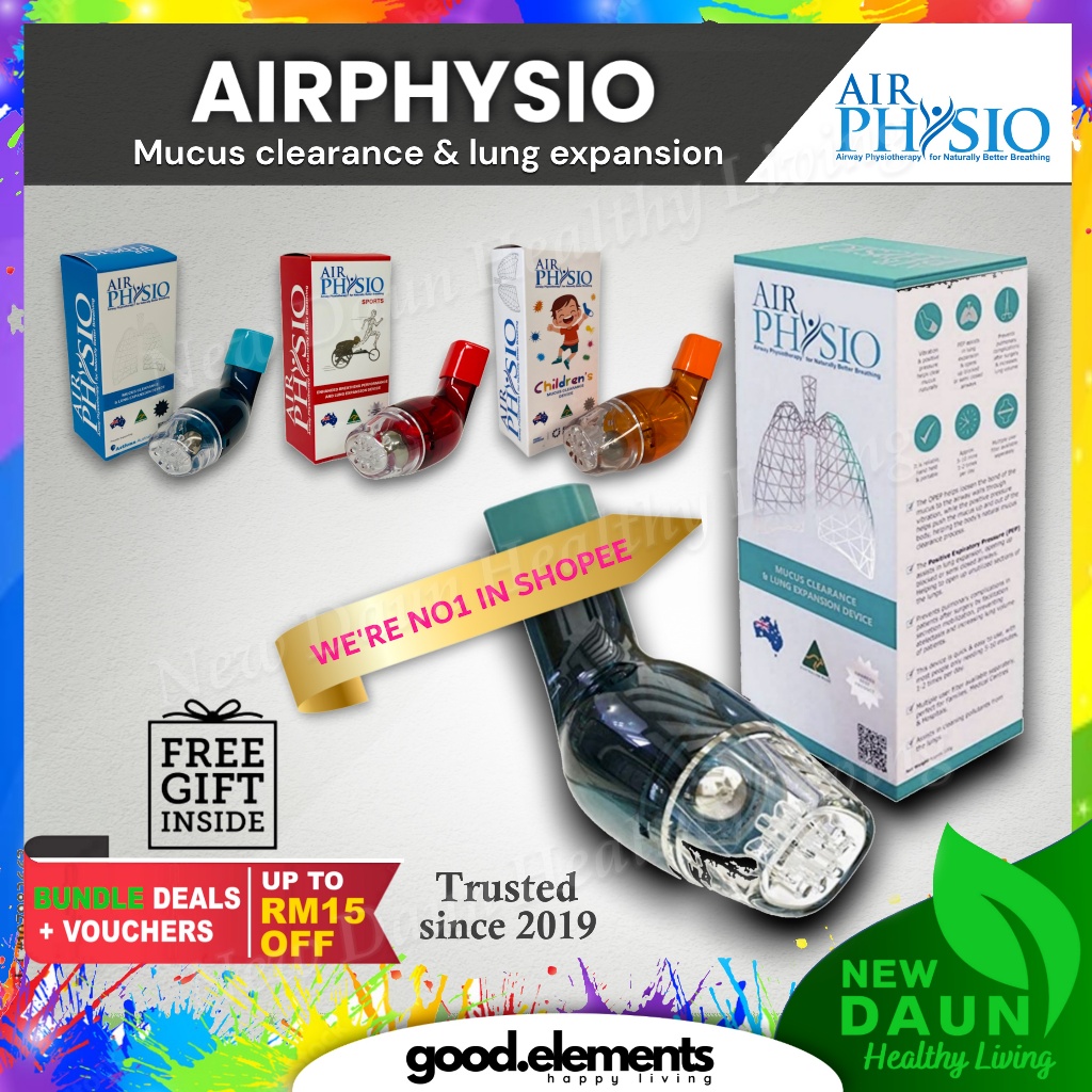 AIRPHYSIO Air Physio Mucus Clearance Oscillating Positive Expiratory ...