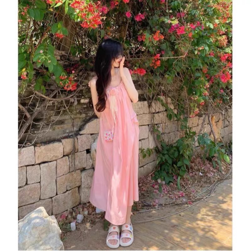 Ready Stock Beach Dresses Girls Plain skirts Women Fashion 现货 | Shopee ...