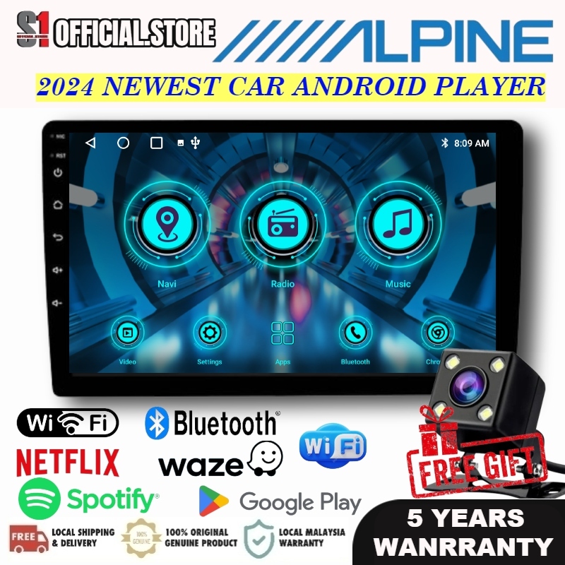 [8GB RAM+128GB ROM] Alpine Style Android Player 9