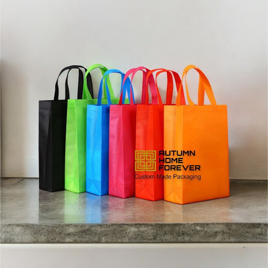 Custom Non-Woven Bag Boutique, Grocery Event Use Autumn Home