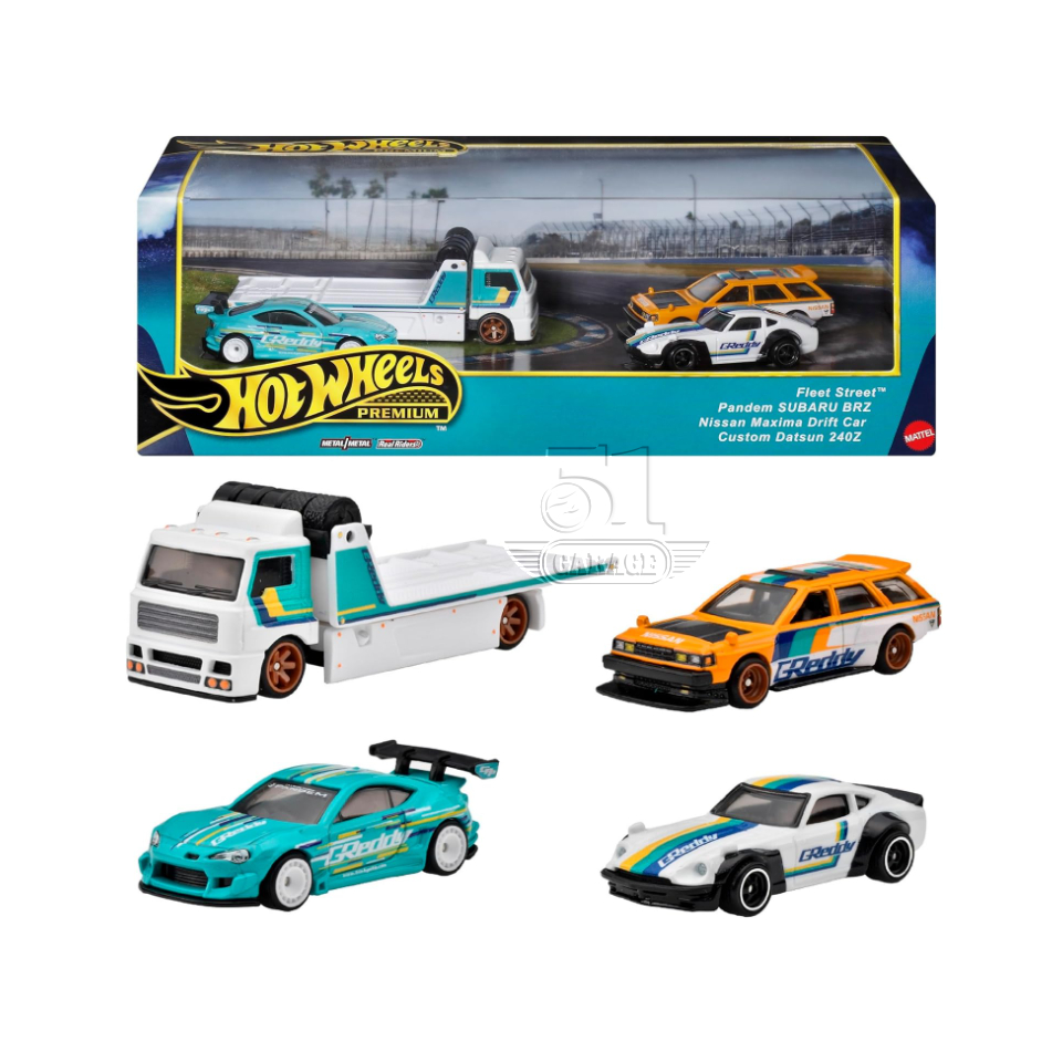 Hot Wheels Premium Collector Garage Set - Greddy Diorama Boxset 2024 ...