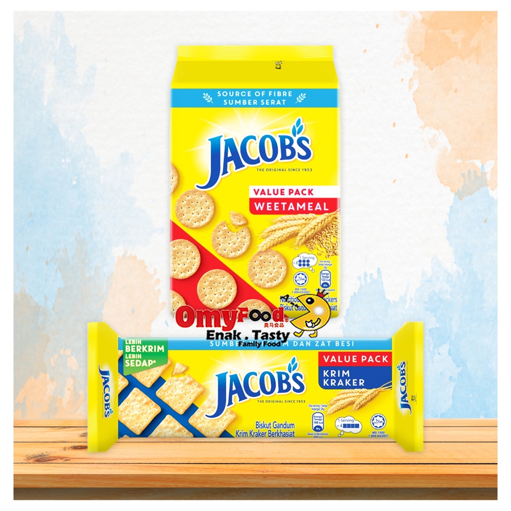 289g / 324g Jacob's Biscuits [Cream Crackers / Weetameal][OmyFood ...