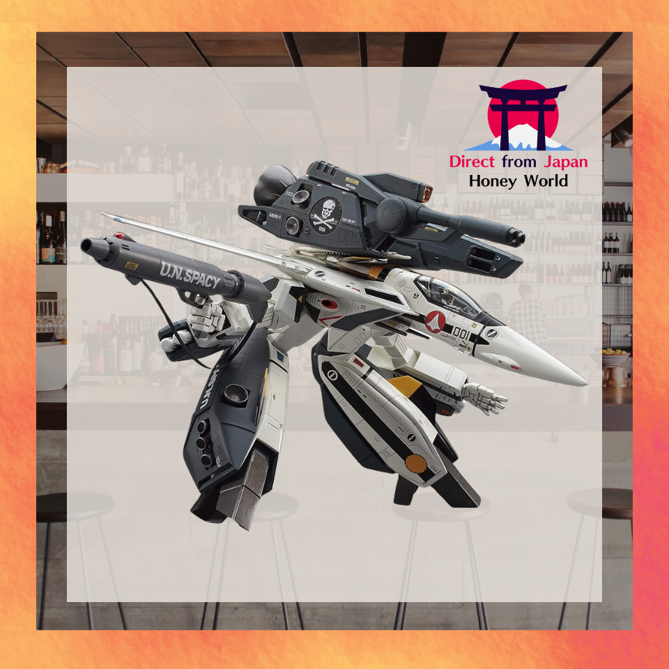 The Super Dimension Fortress Macross – VF-1S Valkyrie 1/55 Scale Transformable Toy Figure (Japan Import)