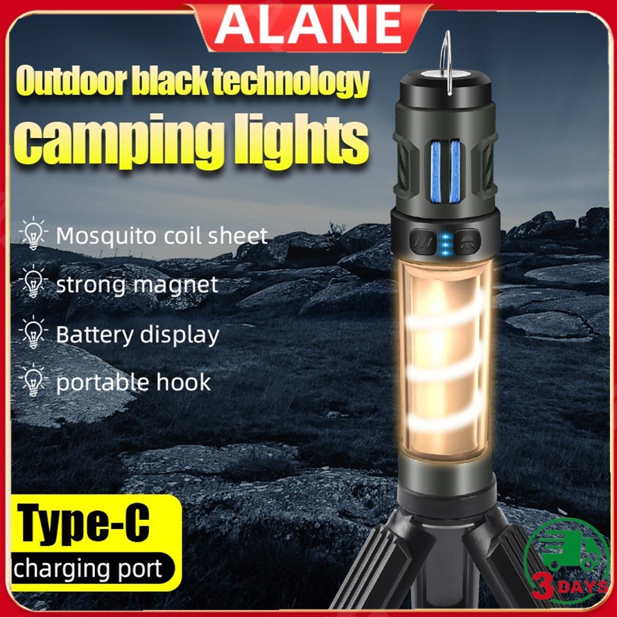 Led Mosquito Repellent Camping Lantern Outdoor Lighting Flashlight
