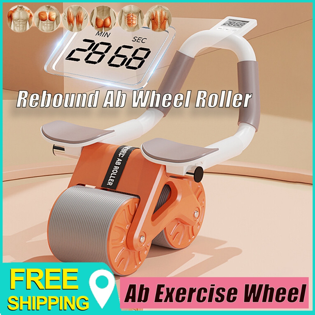 Intelligent Four-Wheel Abdominal Wheel Automatic Rebound Elbow Supported Abdominal Muscle Exercise Artifact Eight Elbow Supported Abdominal Wheel Movement P 37502193