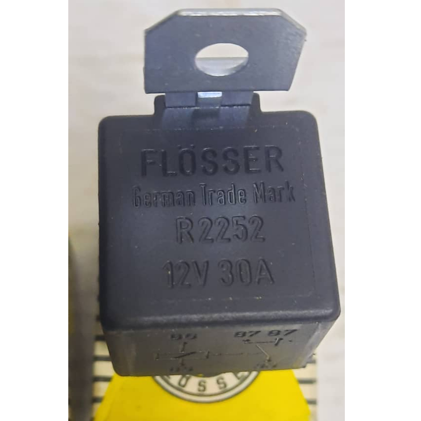 24V 20A(R4252)/12V 30A (R2252) FLOSSER RELAY. MADE IN GERMANY | Shopee ...