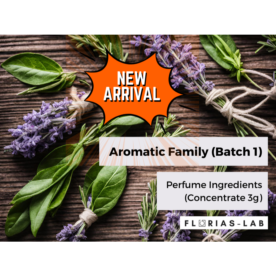 FloriasLab, Aromatic Perfume Ingredients 3g Linalool Peppermint