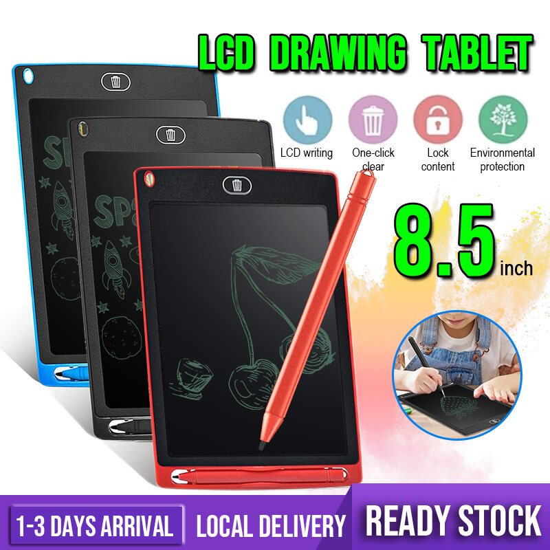 LCD Writing Tablet Pad Electronic Kid Drawing Board Graphic Drawing ...