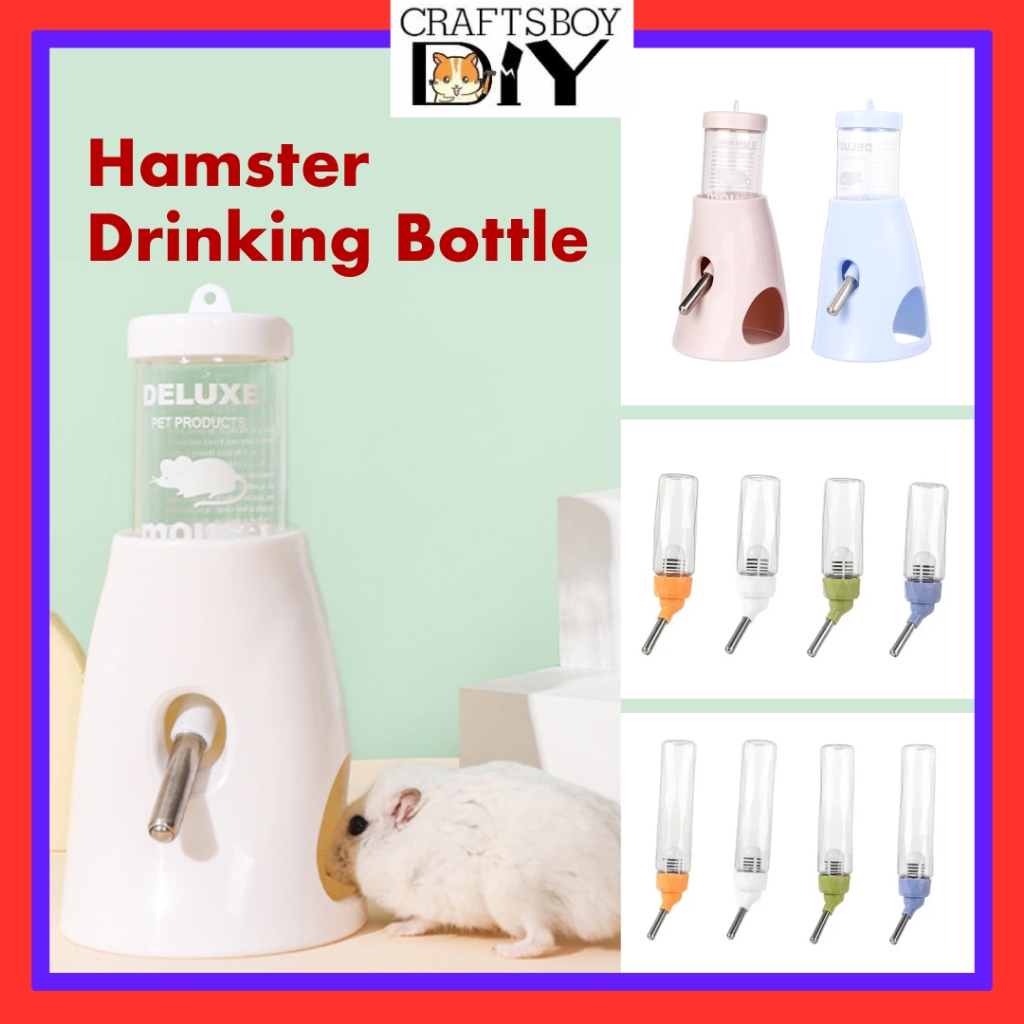 Hamster Water Bottle Stand with 80ml water bottle Water Bottle 80ml ...