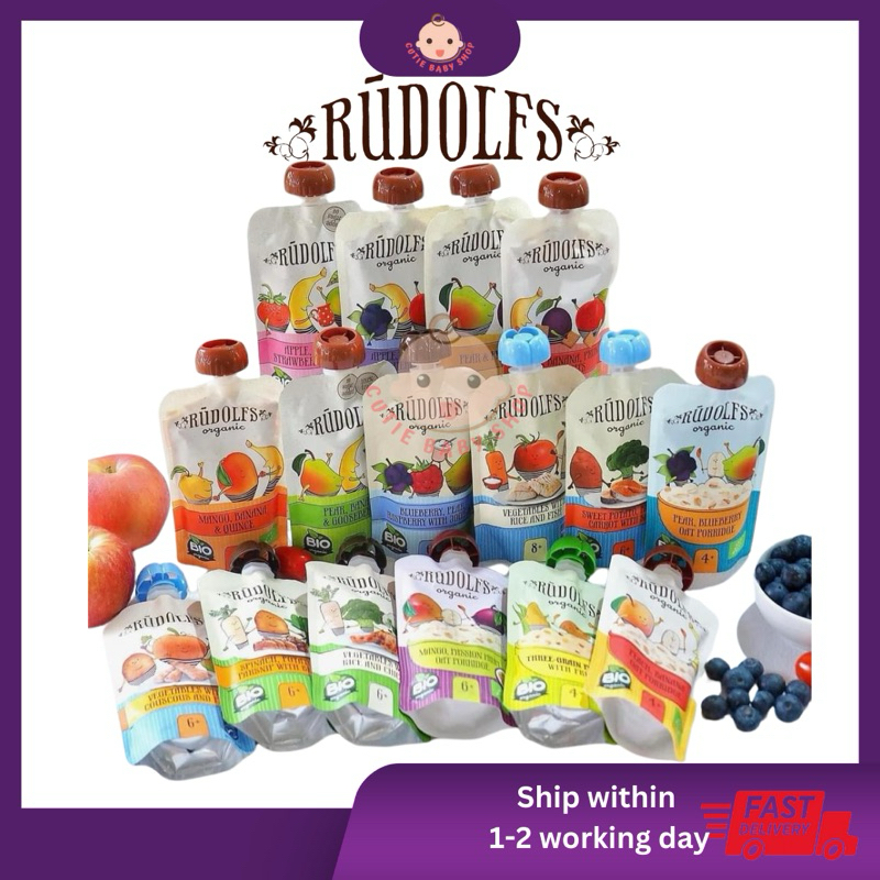 [Halal] Rudolfs Organic Premium Baby Puree/ Porridge/Complete Meal ...