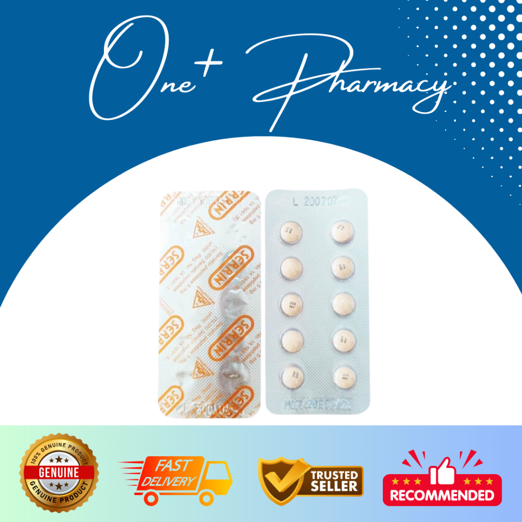 Serrin 5mg tab 10's (1papan) | Shopee Malaysia