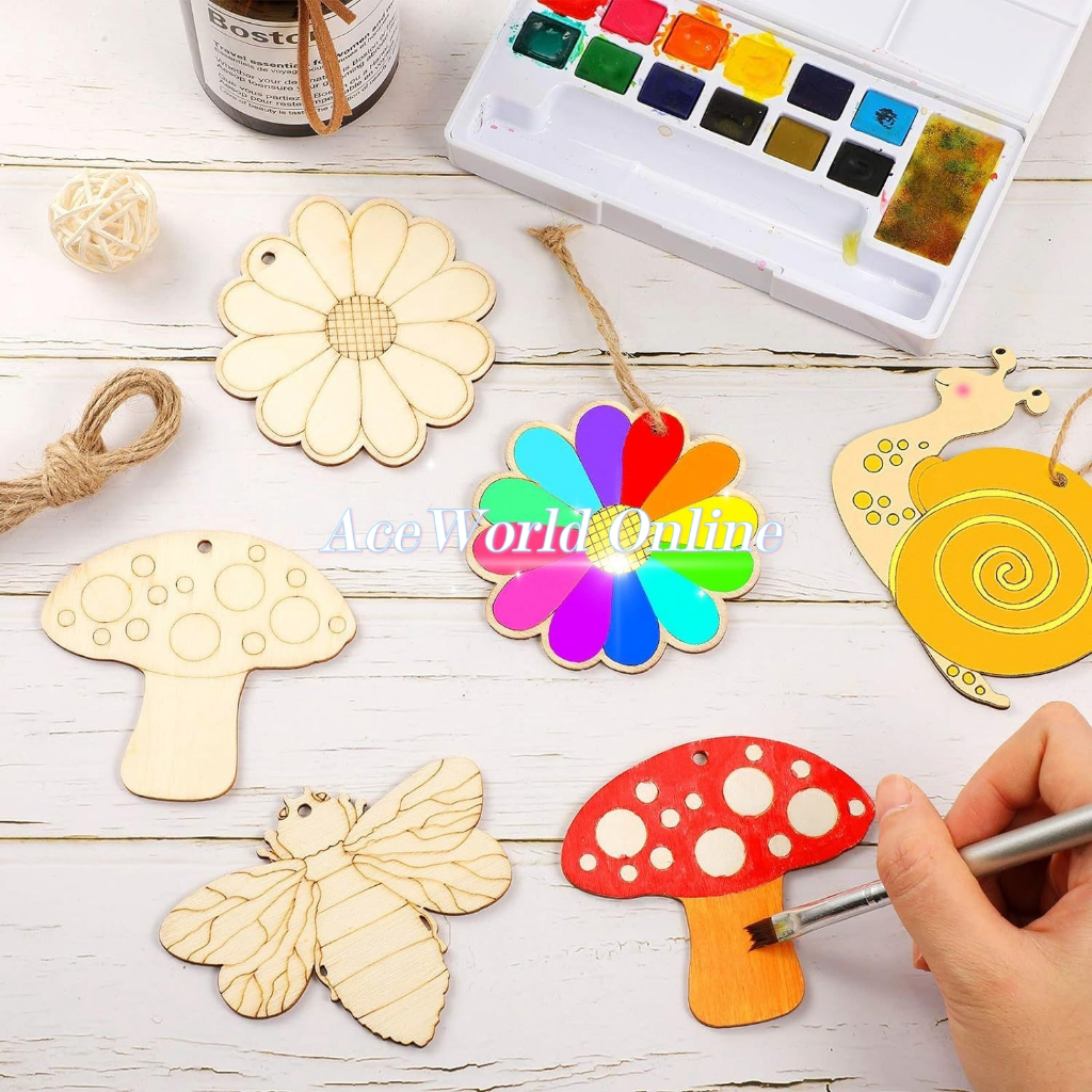 Wood Coloring Board | Children Kids Painting | DIY | #WB01 | Shopee ...