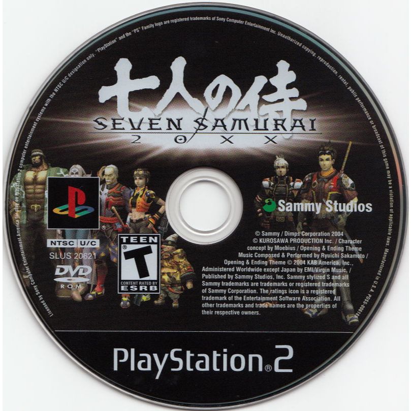 PS2 Games CD DVD）PS2 Seven Samurai 20XX (DVD Game) Shopee Malaysia - Main Image
