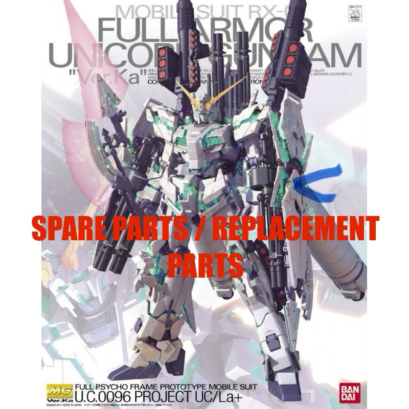 Bandai Gundam Spare Parts Unicorn Full Armor *message first* Shopee