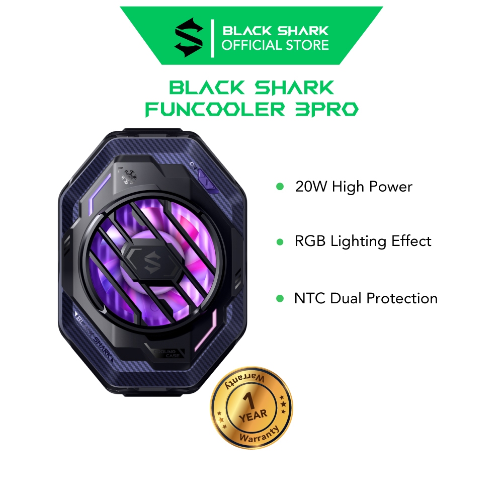 [Special Promo] Black Shark Funcooler 3 Pro | TEC Cooling Area 1404mm²