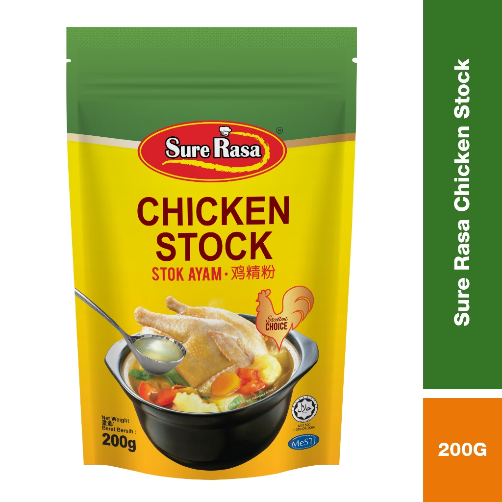 Sure Rasa Chicken Stock / Stok Ayam 200g & 1kg | Shopee Malaysia