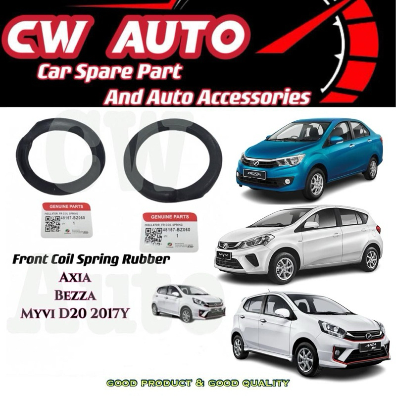 100% ORIGINAL PERODUA PART 48157-BZ060 FRONT COIL SPRING UPPER RUBBER ...
