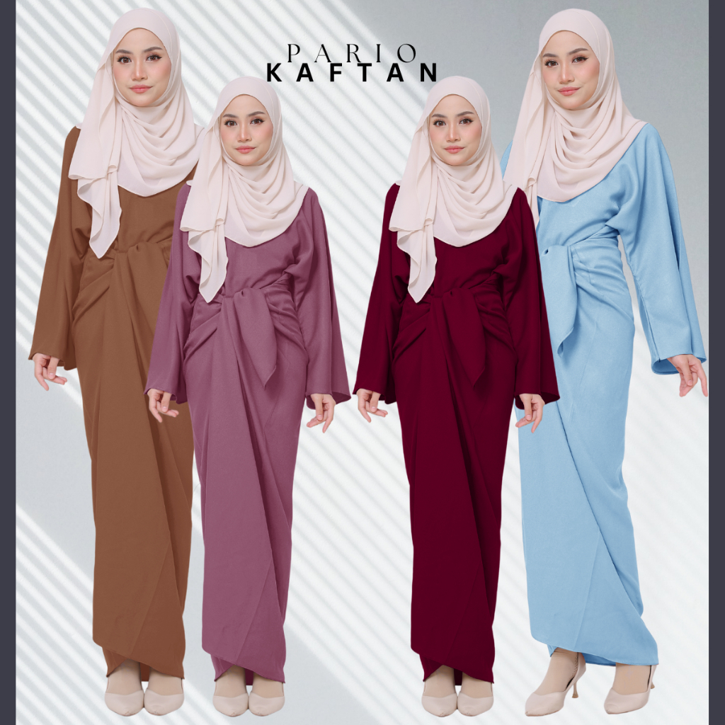 Muslimah Jubah Dress Pario Kaftan KAFTAN PARIO READY STOCK FREE SIZE ...