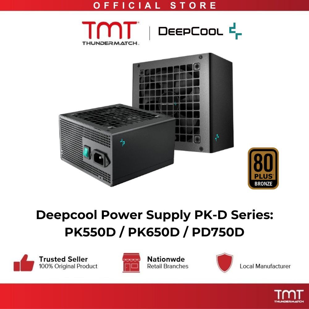 Deepcool Power Supply PK-D Series: PK550D / PK650D / PD750D (550W/650W ...