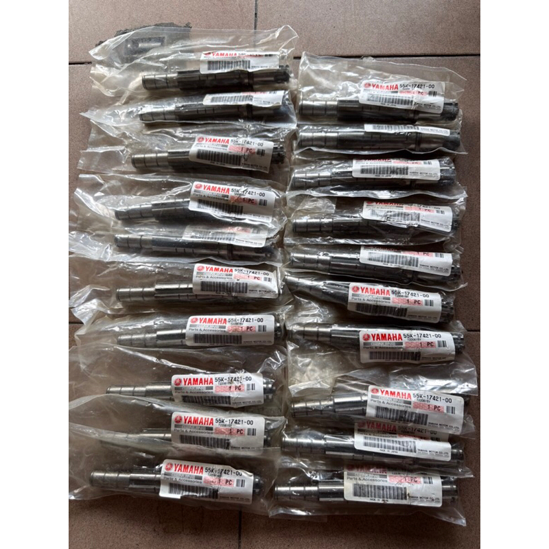YAMAHA 💯 ORIGINAL 55K-17421-00 RXZ AXLE DRIVE FRONT SPOCKET SHAFT ...