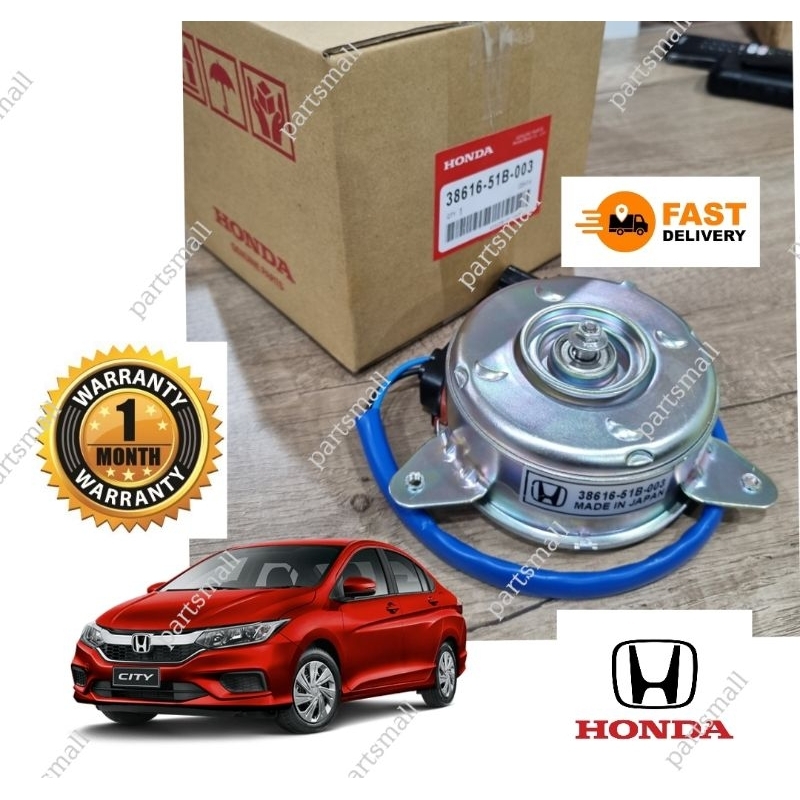 ORIGINAL HONDA CITY T9A ,JAZZ T5A RADIATOR COLING MOTOR 38616-51B-003 ...