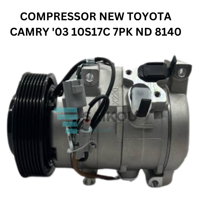 Aircond Compressor New Toyota Camry 2003 ACV30 10S17C 7PK 8140 Denso ...