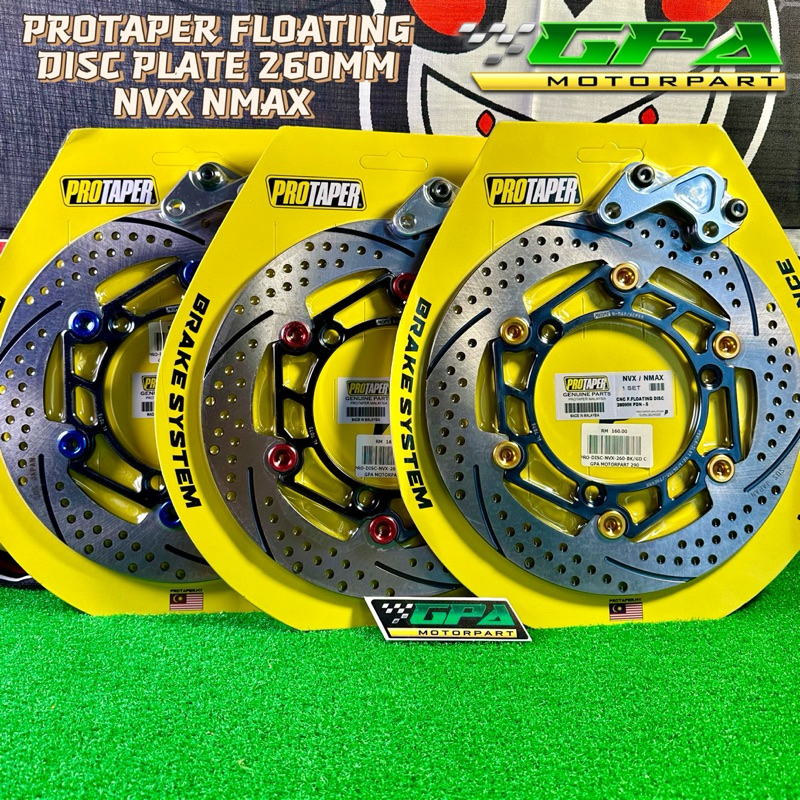 PROTAPER FLOATING DISC PLATE 6PIN 260MM NVX155 NMAX PNP SIAP BRACKET ...