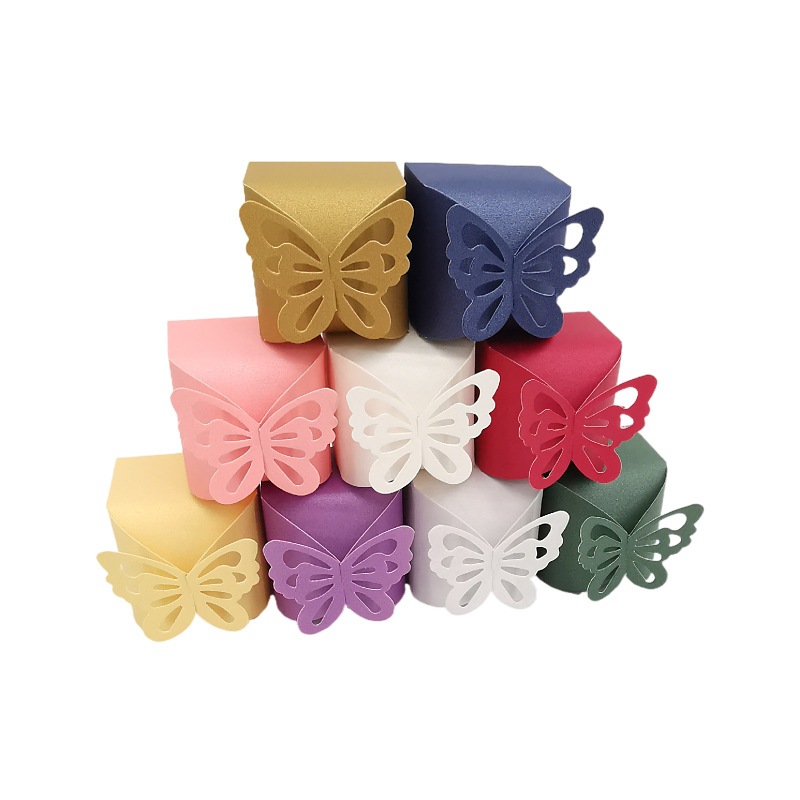 [50pcs] Cute Candy Box Party Gift Doorgift Bag Box Butterfly Heart ...