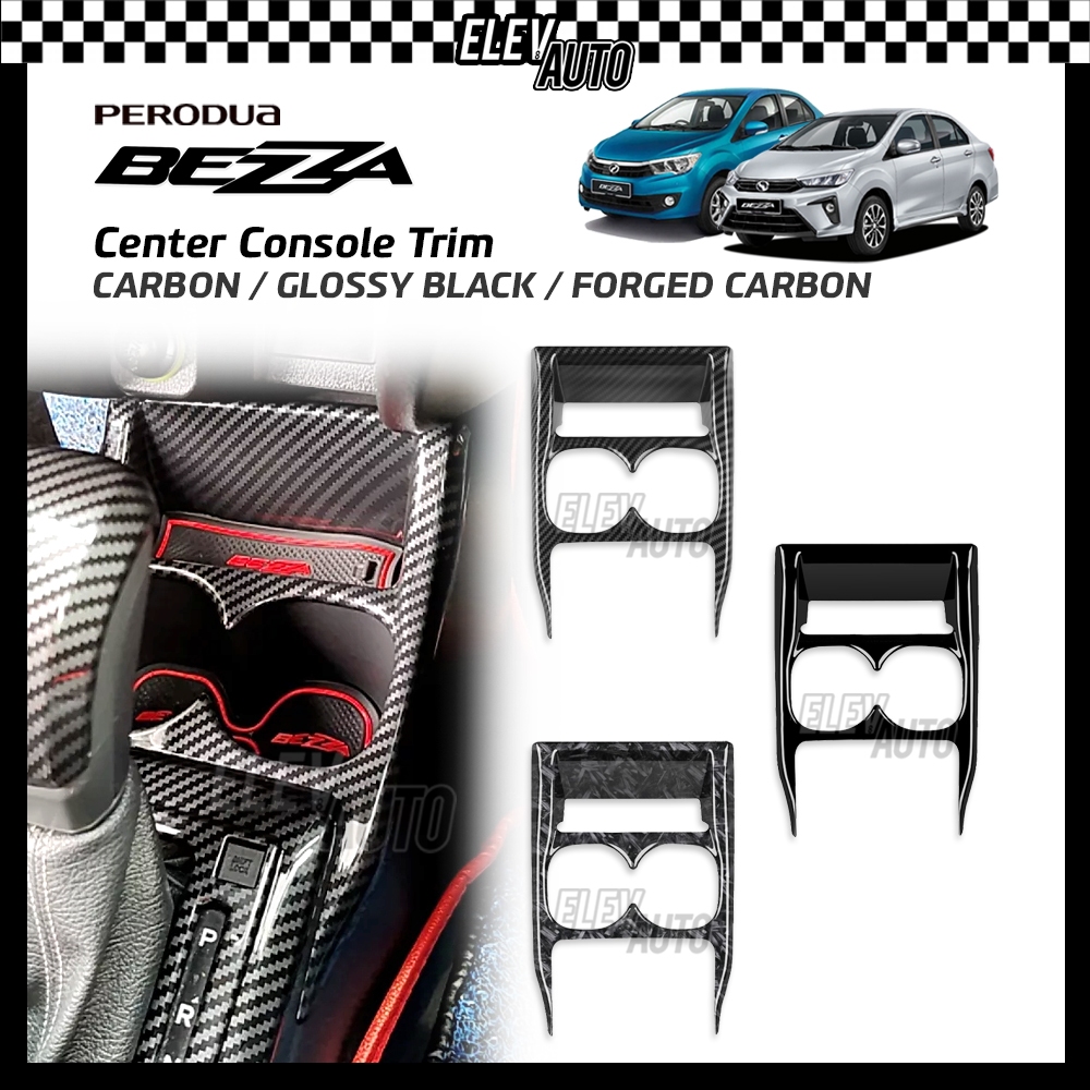 Perodua Bezza Center Console Panel Trim Water Cup Holder Frame Gear ...