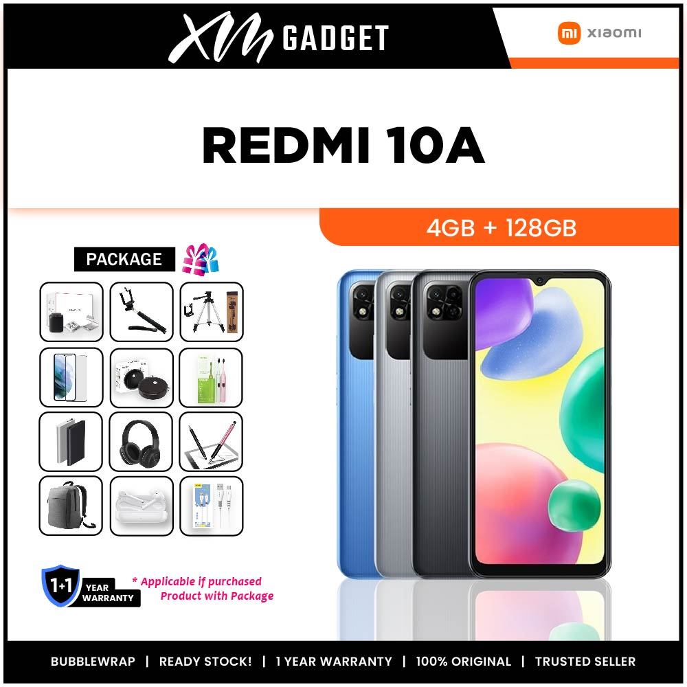REDMI 10A [4GB RAM 128GB ROM] - Original XIAOMI REDMI Malaysia | Shopee ...