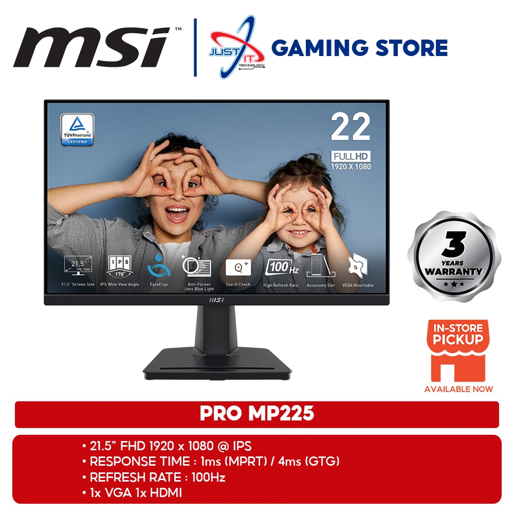 MSI PRO MP225 PROFESSIONAL MONITOR ( 21.5