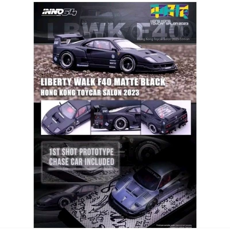Inno64 1/64 Ferrari F40 LBWK Hong Kong Toycar Salon 2023 | Shopee Malaysia