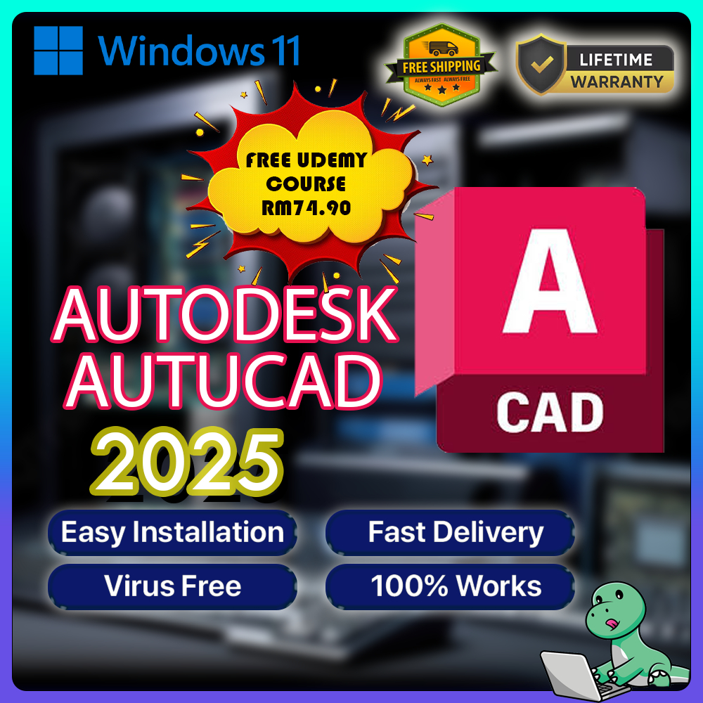 AutoCAD 2025 + Video Guide LAST SOLD 2000+ 💻 Latest Version 💻 Lifetime 💻 Full Version Shopee