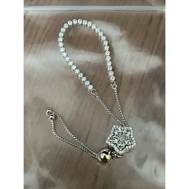 Gaia Eternity 11.4 Carat Diamond Tennis Bracelet In 18K White Gold