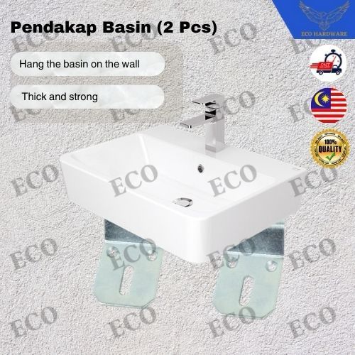 (50pairs/100pcs)Wash Basin Bracket Sinki Cuci Muka Pendakap Basin ...