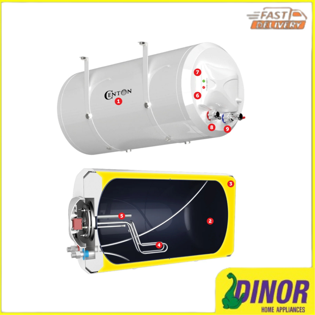 CENTON Multipoint 30L Storage Shower Water Heater Neptune SeriesCEN