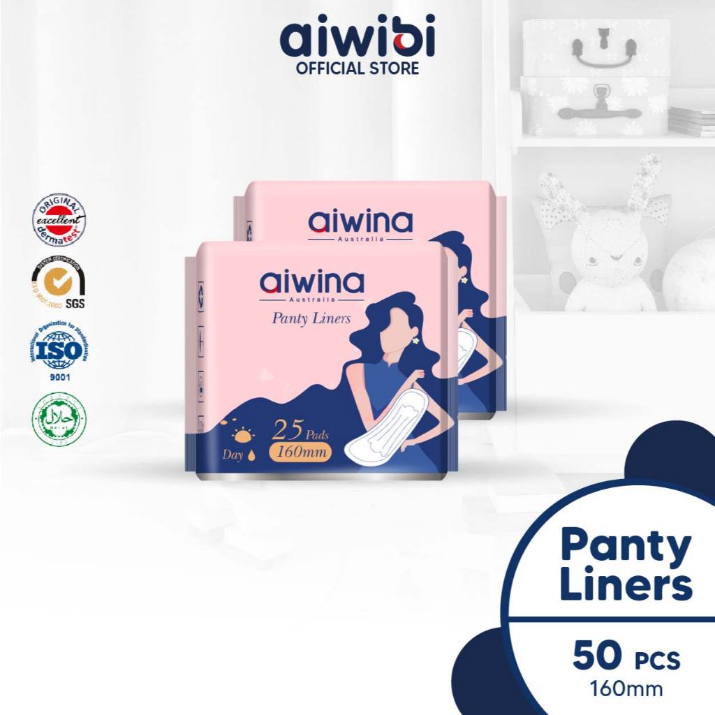 Aiwina Precious Whisper Sanitary Pad Panty Liner Day Night Comfort Soft
