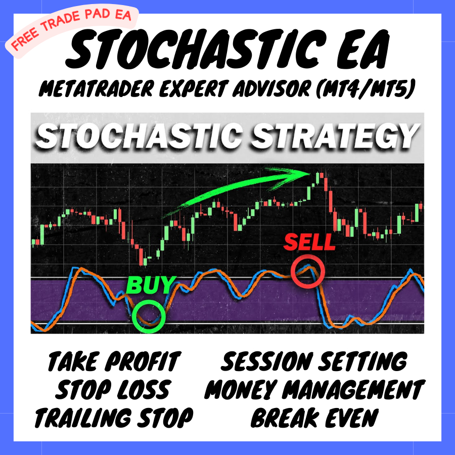 Stochastic Ea Forex Expert Advisor Trading Robot Mt4 And Mt5 With Tp Sl