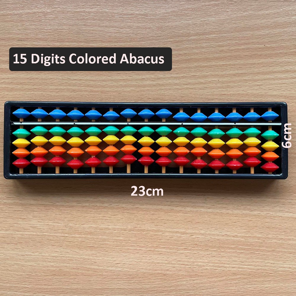 Decamax Chinese Abacus Sempoa With Reset Button Butang Reset Abakus