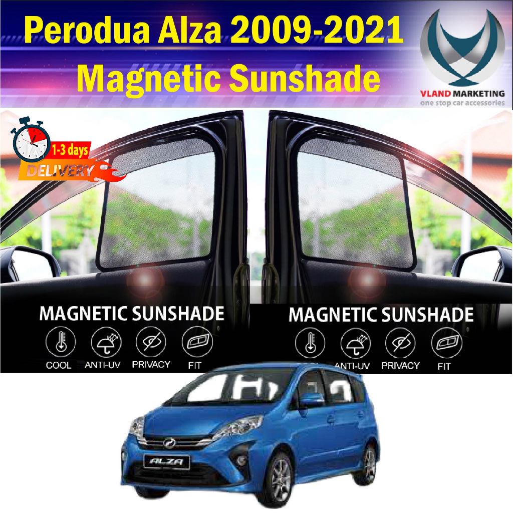 Perodua Magnetic Sunshade Alza 2009 -2021 Aruz Myvi 2018-2024 car ...