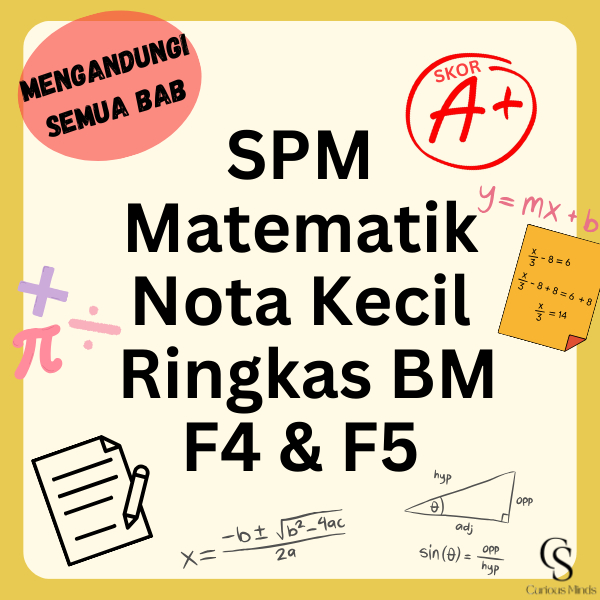 📚2024 [PDF/E-book] SPM Matematik Nota Ringkas Efektif BM Form 4 Form 5 ...