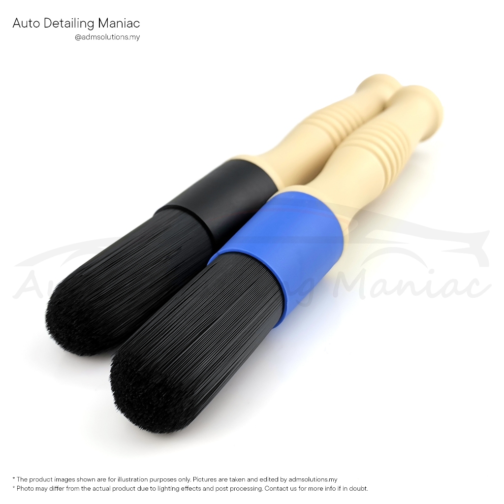 NCaan 2pk Deluxe Hand Scrubbing Brush Heavy Duty With Stiff Bristles & Non-Slip Soft Grip Handle