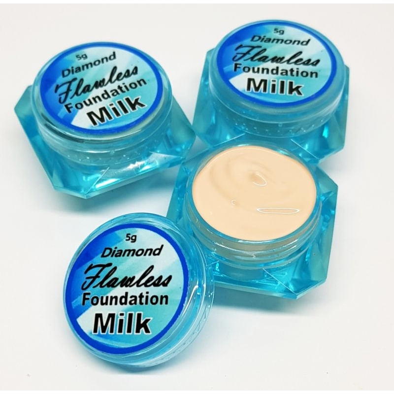 Milk Foundation Diamond 5g/ Pekat Concentrate Cream/ Tk Bercapuk/ Color ...