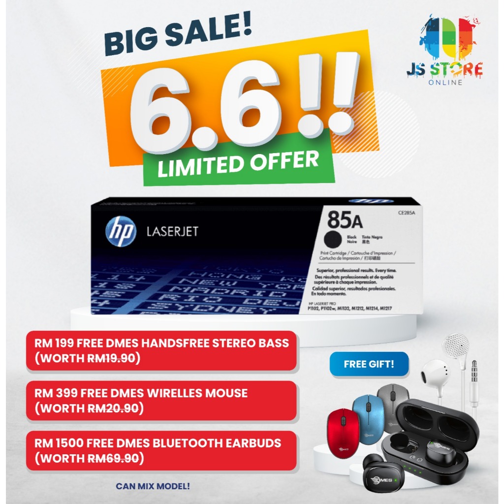HP CE285A (85A) Black Genuine 💯Original LaserJet Toner Cartridge /For ...