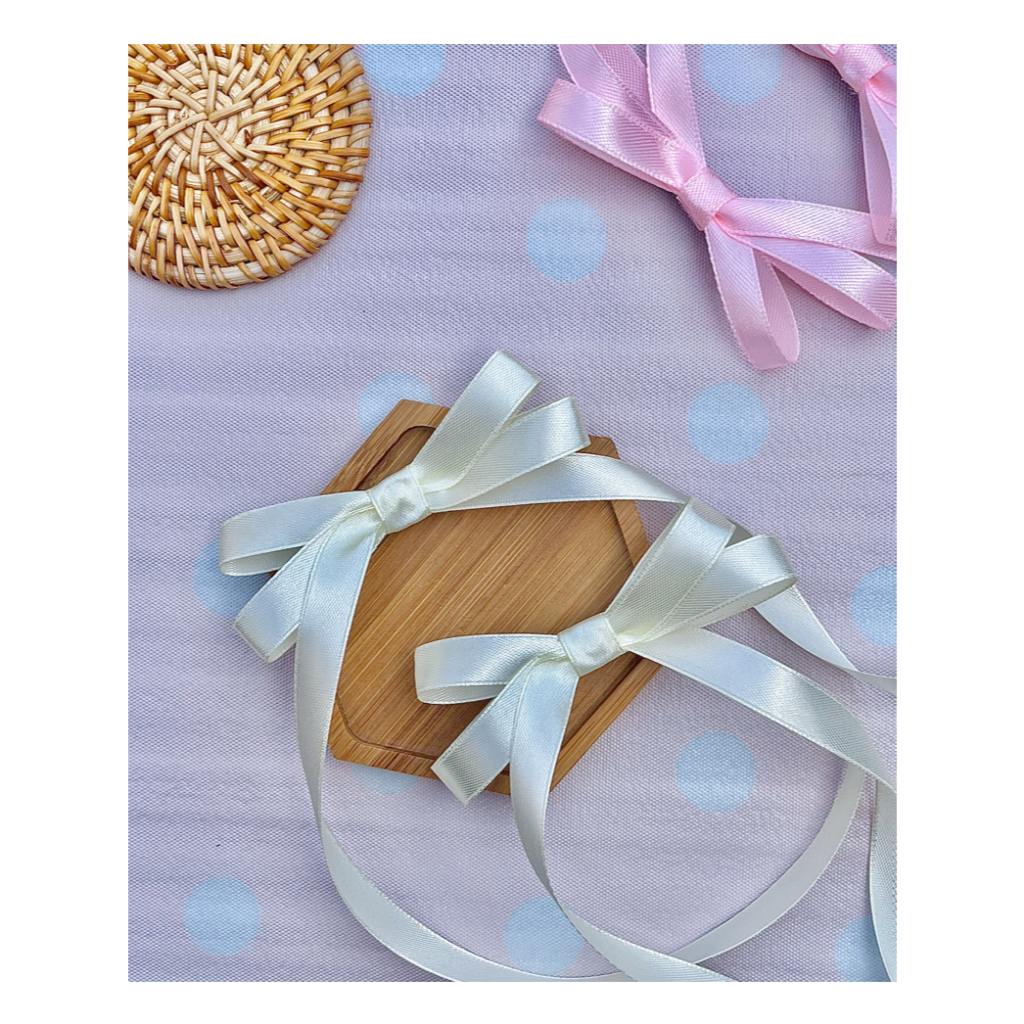 2pcs/pair 2024 New Style Bow Hair Clips Braided Hair Ribbon/Hair ...