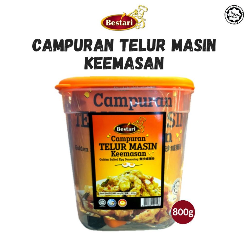 Bestari Campuran Telur Masin Keemasan 800g | Golden Salted Egg ...