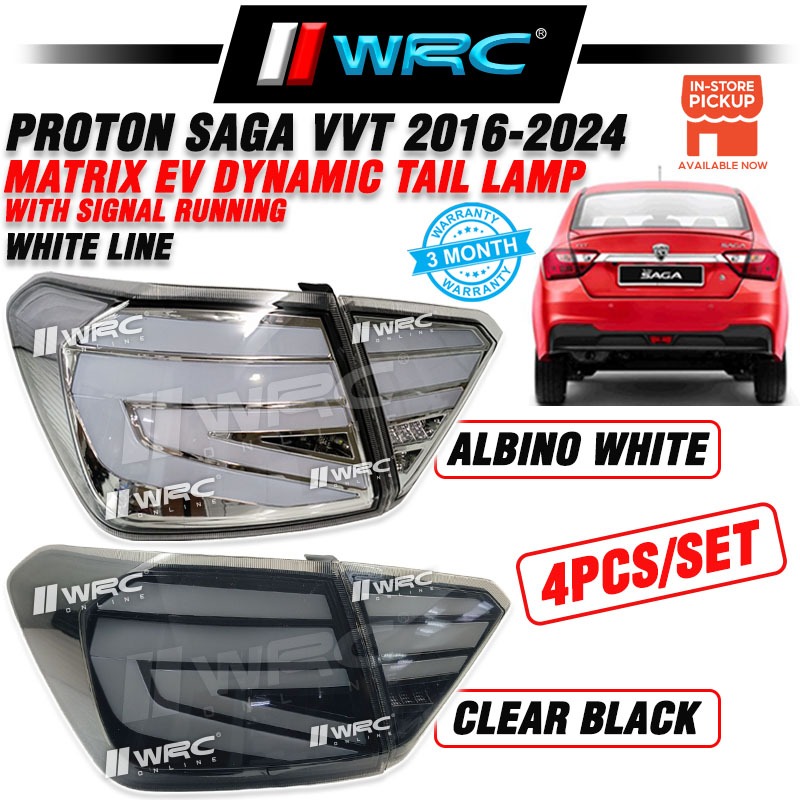 Proton Saga VVT 2016 - 2025 Matrix EV Dynamic Tail Lamp With Signal ...